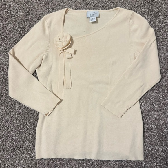 Loft Ann Taylor 3/4 sleeve top vintage - Picture 1 of 2
